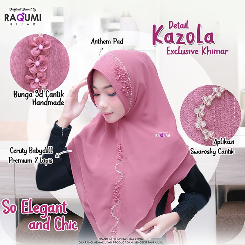 KAZOLA EXCLUSIVE KHIMAR BY ORI RAQUMI HIJAB