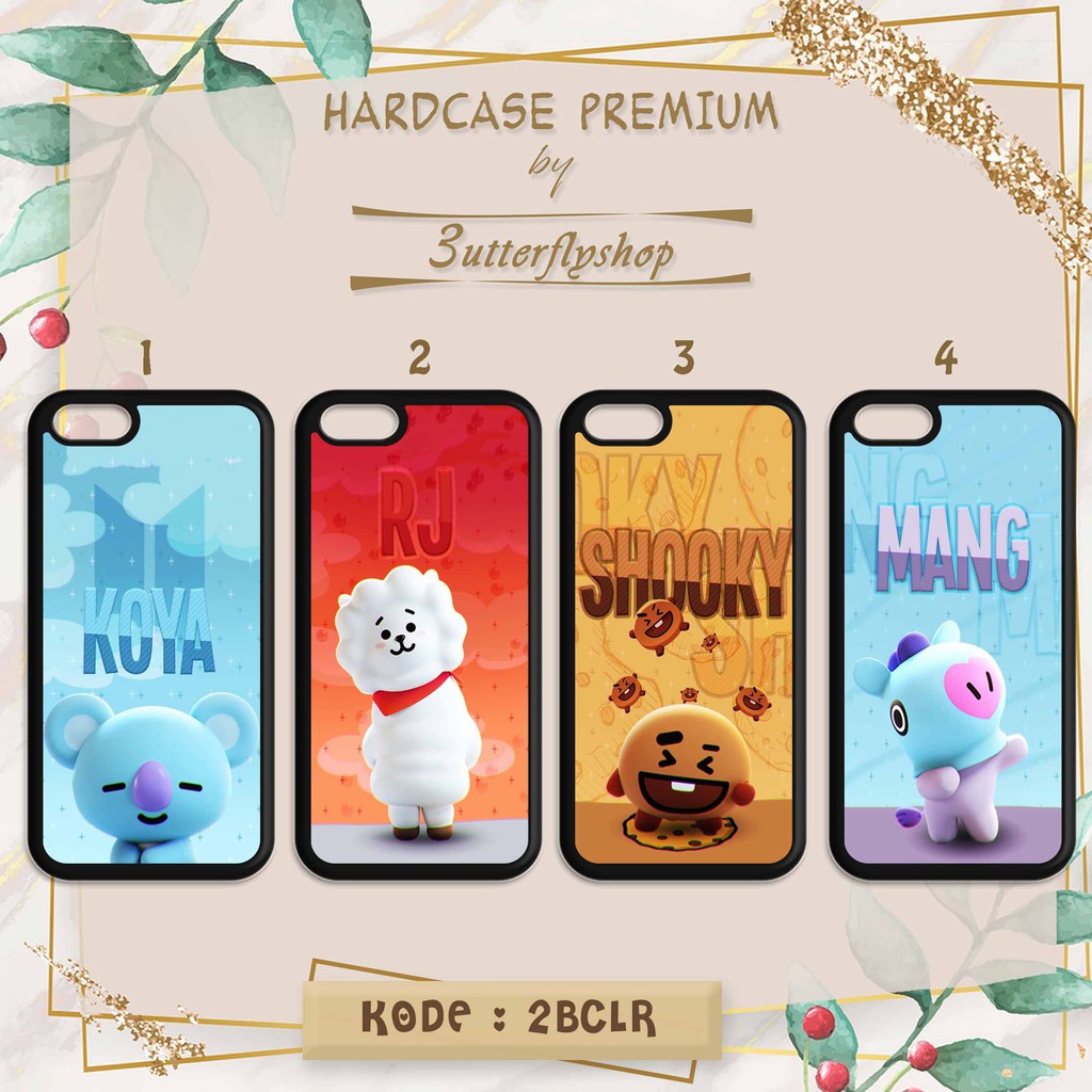 Hardcase BT 21 Chibi casing case HP xiaomi samsung iphone oppo vivo realme redmi meizu