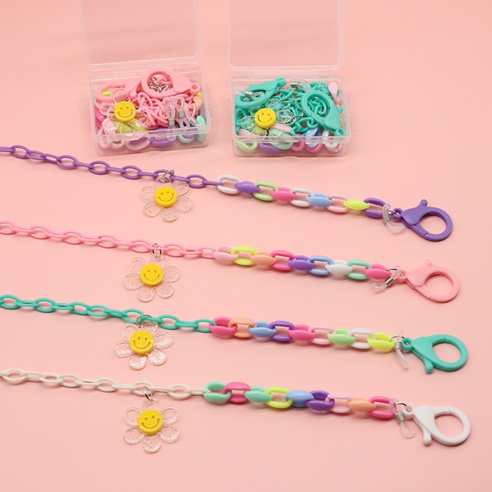 Tali Lanyard Kacamata Handmade DIY Warna Permen