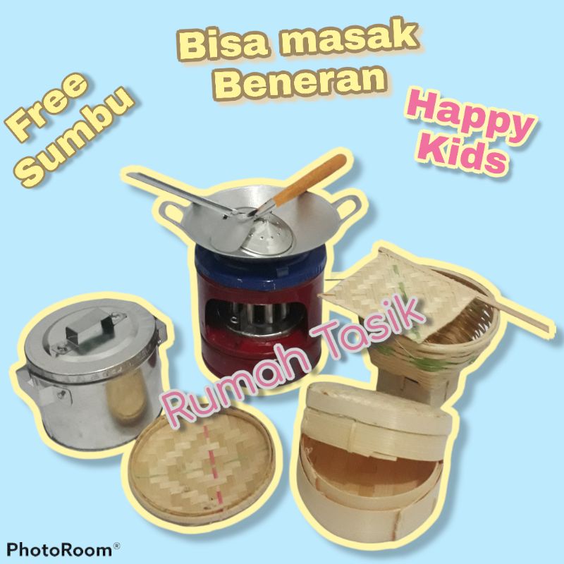 Kitchenset Mainan Masak Masakan Paket Panci Bakulset B