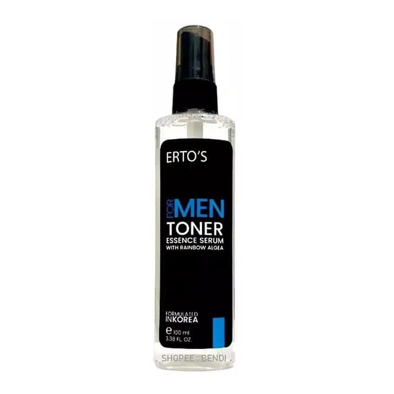 ERTOS For Men Solusi Wajah Kusam Jerawat Essence Serum Toner  Whitening Pria Man 100% ORIGINAL BPOM