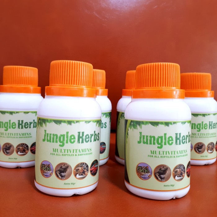 Multivitamin Jungle Herbs vitamin reptil hewan nutrisi suplemen