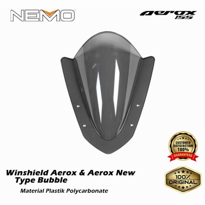 Windshield Aerox 155 New Old Visor aerox Original Nemo