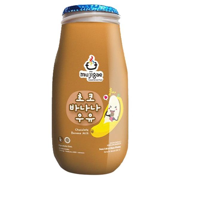 

Ready Stock BUNDLE Mujigae Jajangmyeon Mini 265gr + Mujigae Banana Milk Chocolate 250 mL``
