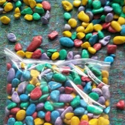 Batu Warna Pastel Soft Premium IMPORT | Hiasan Aquarium Akuarium Tanaman Pot Bunga