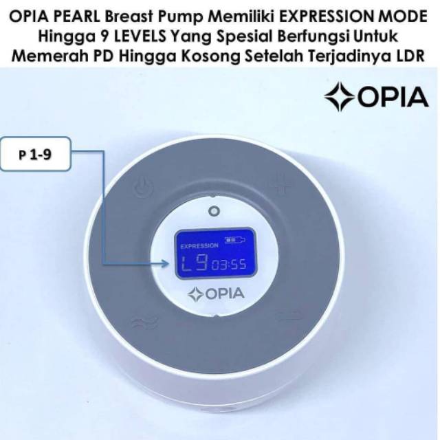 OPIA PEARL DOUBLE ELECTRIC BREAST PUMP - POMPA ASI ELEKTRIK OPIA PEARL