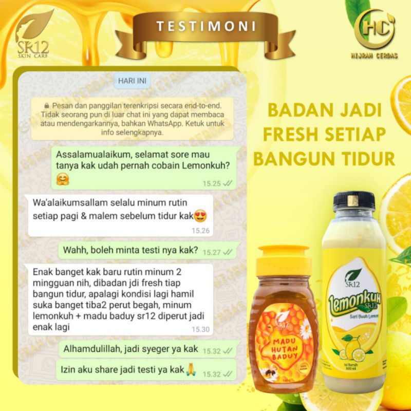 

LEMONKUH SR12 / SARI BUAH LEMON ASLI / LEMON PERAS ASLI