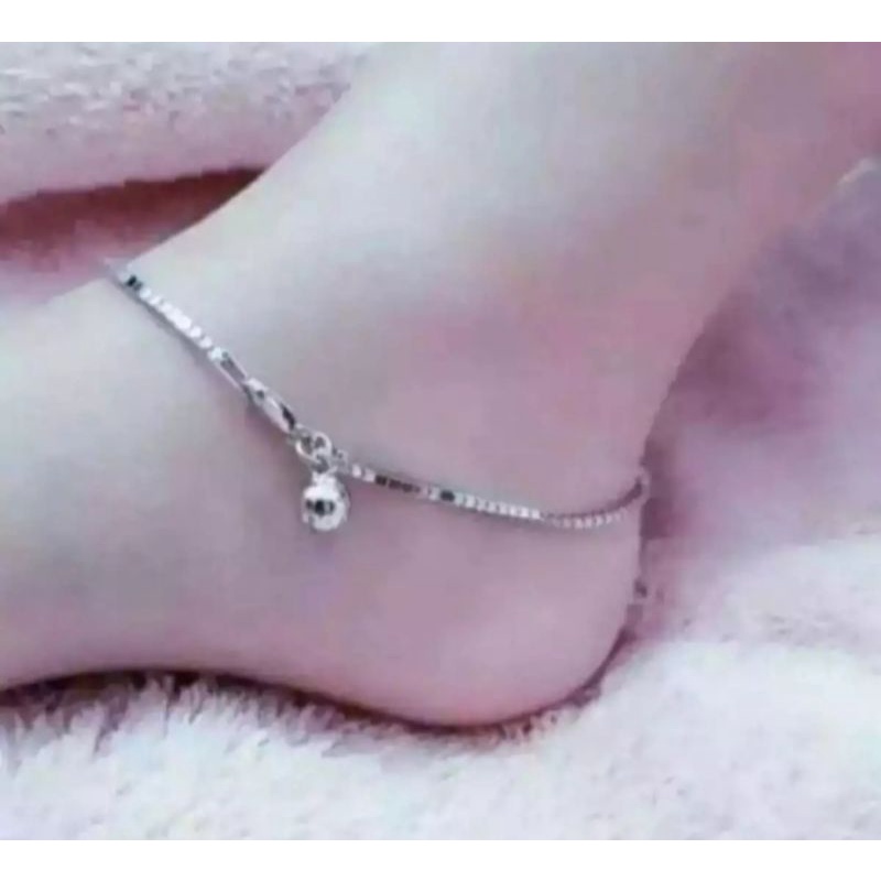 gelang kaki ltaly silver tidak mudah luntur awet dan tahan lama