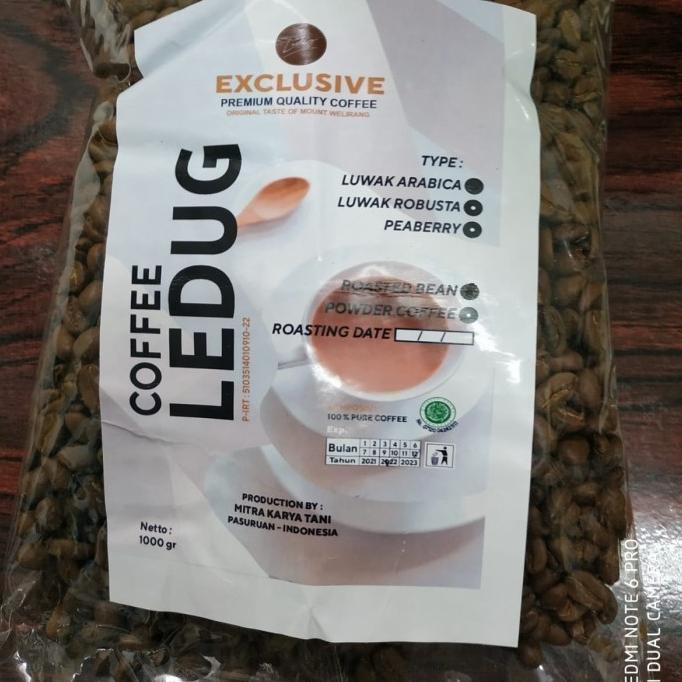 

LEDUG COFFEE BEAN LUWAK ARABICA1KG FBFG63546