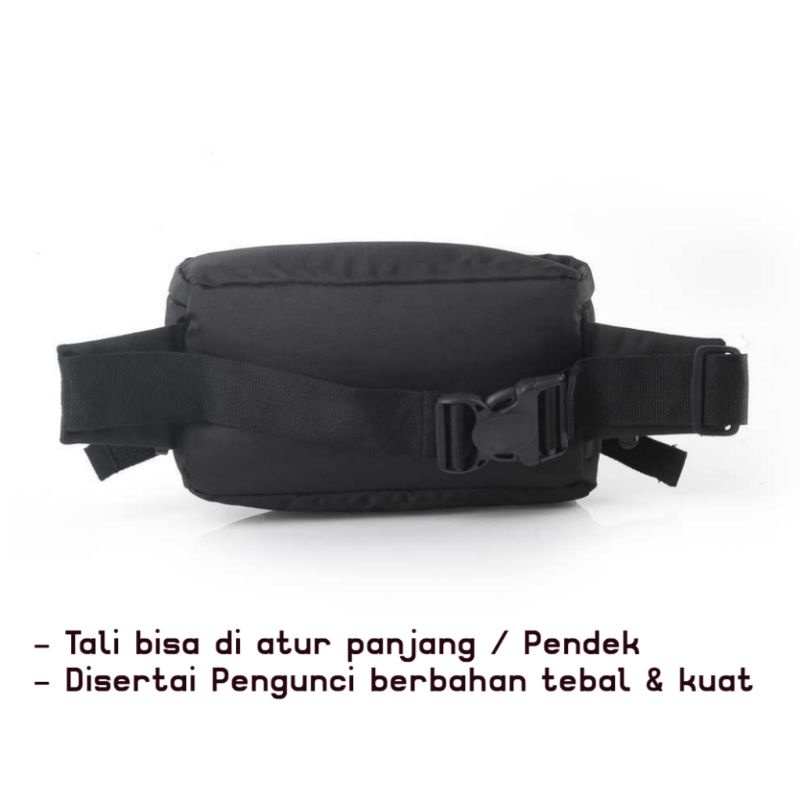 ARGL Tas Selempang Waist Bag Weistbag Wesbag westbag Wisbag wistbag wasbag pria/Cowok Distro Tas Waistbag Pria Selempang Kerja Distro Tas Slempang Tas Pinggang Pria Murah Original