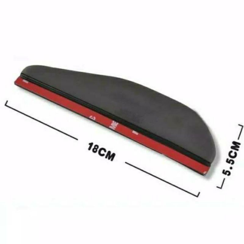 Talang Air Spion Mobil / PVC Pelindung Kaca spion (2Pcs=Kiri+Kanan)