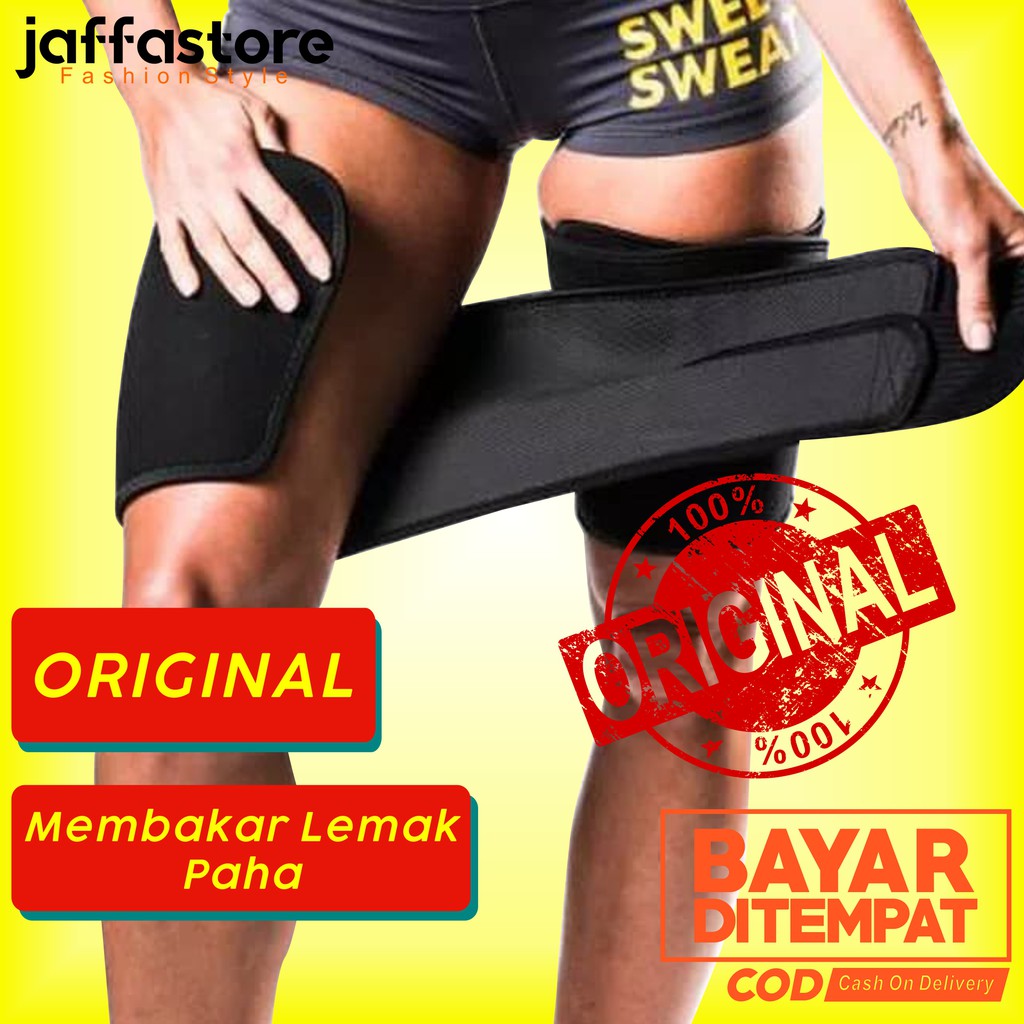 Korset Pelangsing Pengecil Pembakar Lemak Paha Pria Wanita Original Sweet Sweat Thigh Timmer Unisex