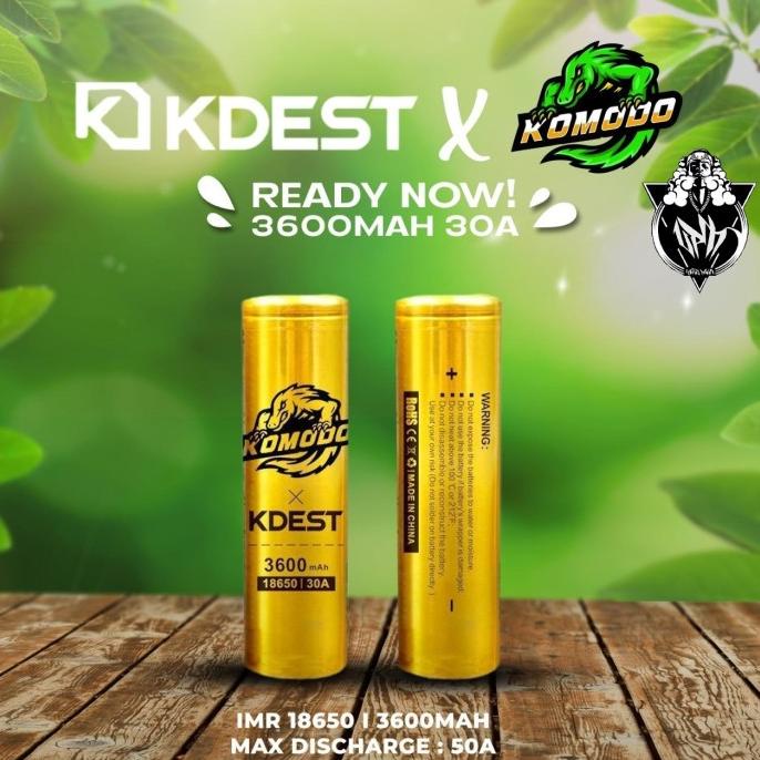 BATERAI 18650 KDEST 3600MAH