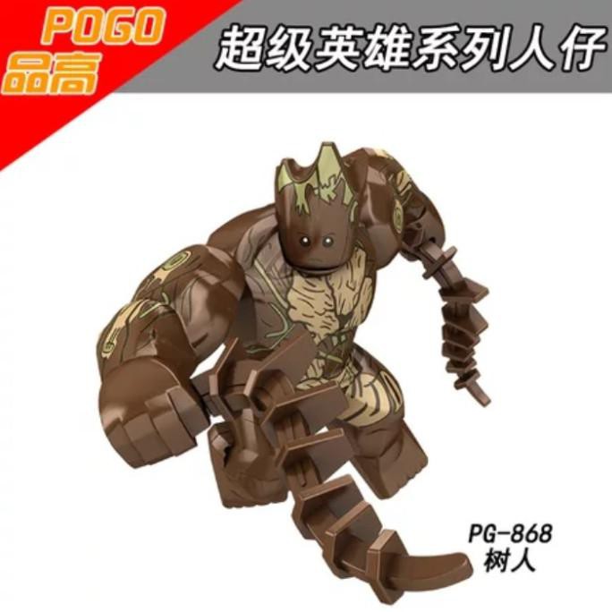 Kualitas Terbaik] Mainan Anak Lego Groot Big Figure Pg868 Marvel Minecraft Ninjago