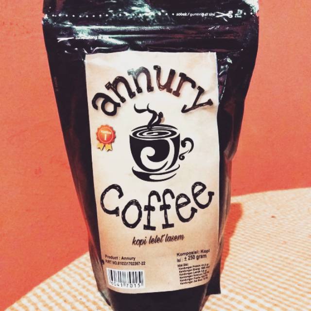 

Kopi Hitam Kopi Lasem TERLARIS!!! kopi lelet dari Lasem ANNURY COFFEE