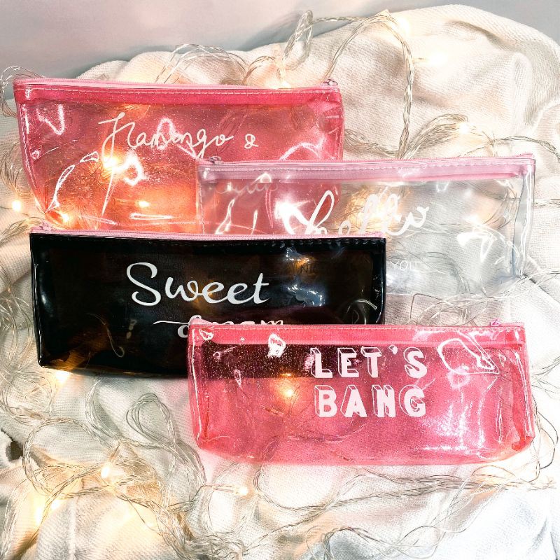 

TRANSPARENT PENCIL CASE//KOTAK PENSIL TRANSPARAN//KOTAK PENSIL BENING//KOTAK PENSIL MOTIF