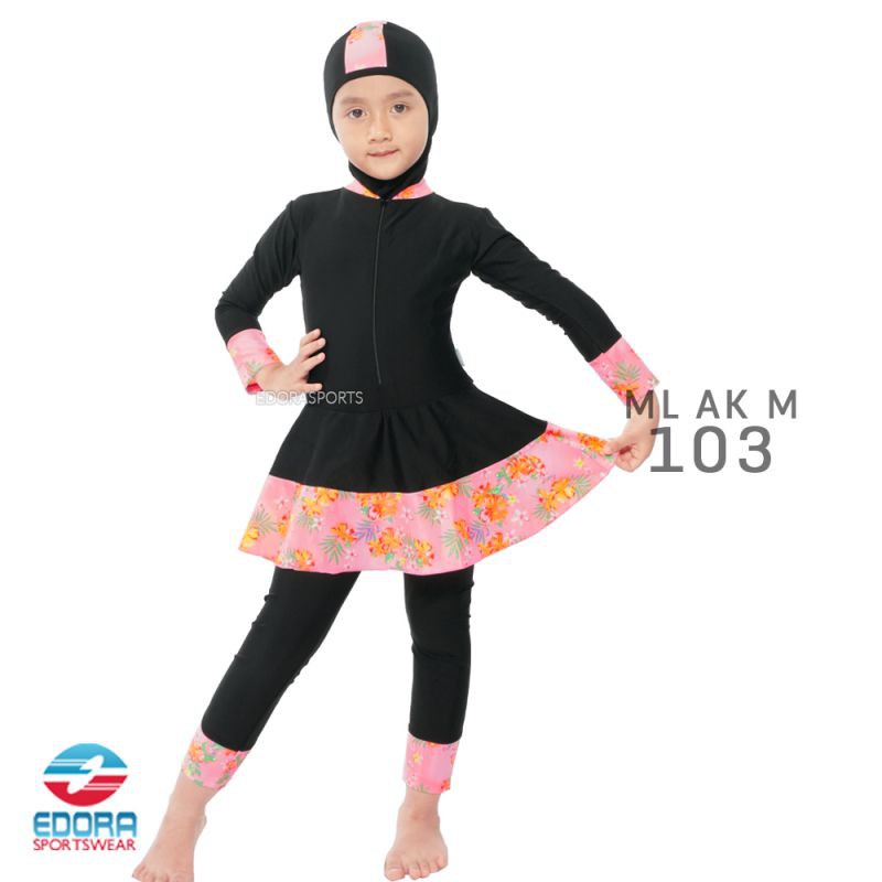 Baj   u Renang Anak Muslim Muslimah Cewek Perempuan Motif