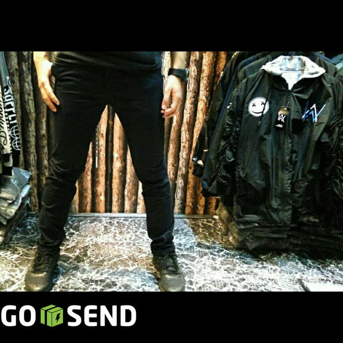 New Product Dark Navy Long Pants Chino Biru Tua Dongker Bagus  YN525  Chino Hitam (Tom Tailor) - Hit