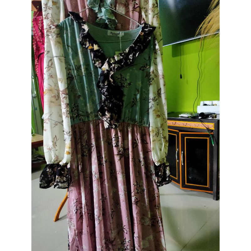 dress mewah import/gamis babydoll