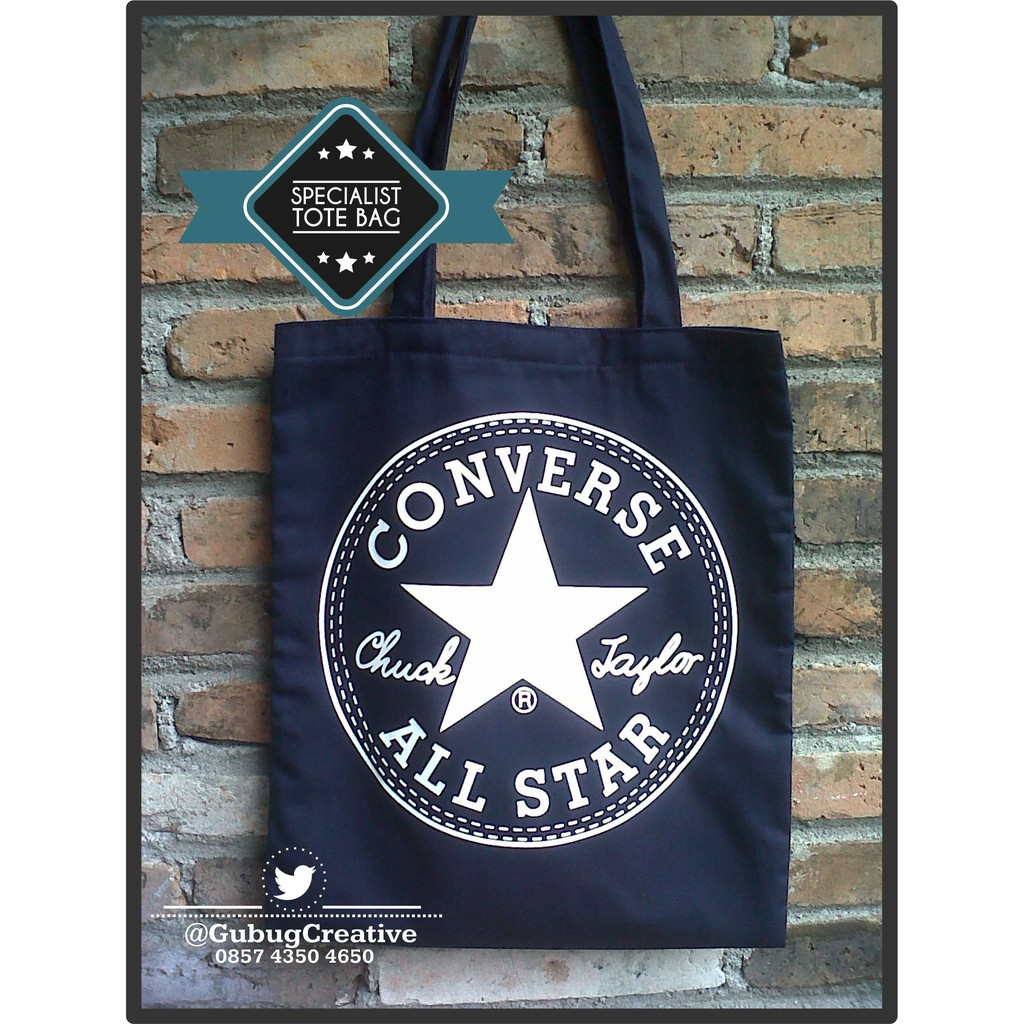 Totebag Kanvas Converse (Ready Stok)
