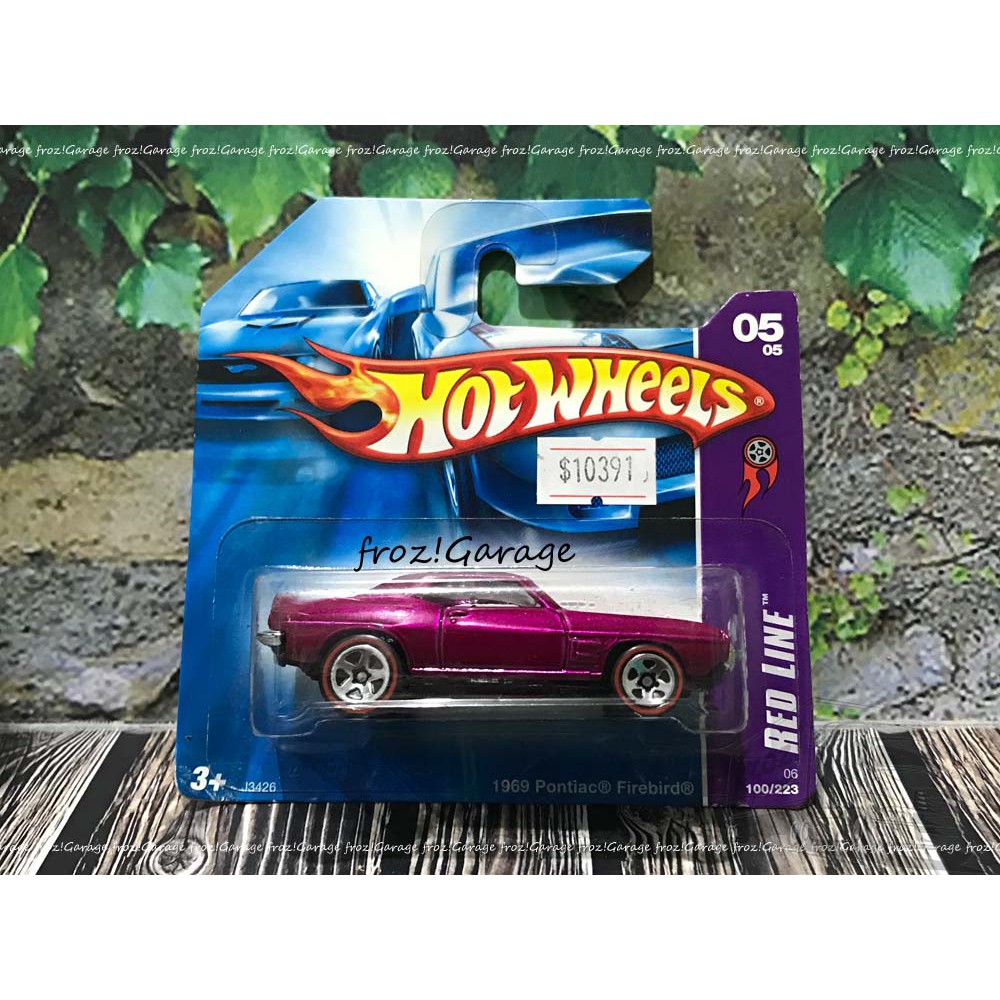 hot wheels 1969 pontiac firebird red line