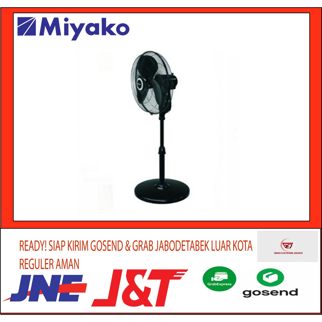 MIyako KAS 1607 . Kipas Angin Stand Fan/ Berdiri . Baru&amp;Bergaransi