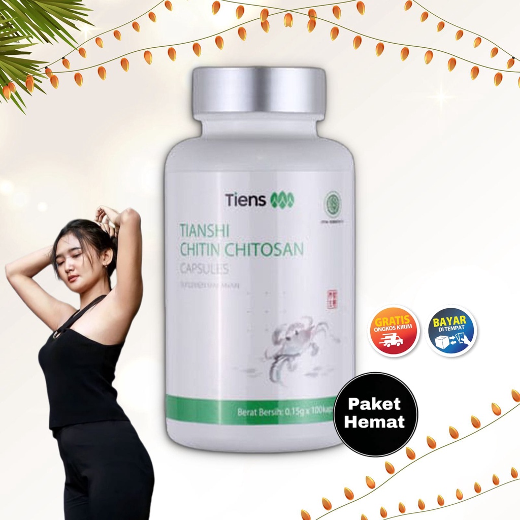 Chitin Chitosan Pengecil Perut Buncit Dan Penghancur Lemak - Pelangsing Badan Herbal Alami - Pelangs