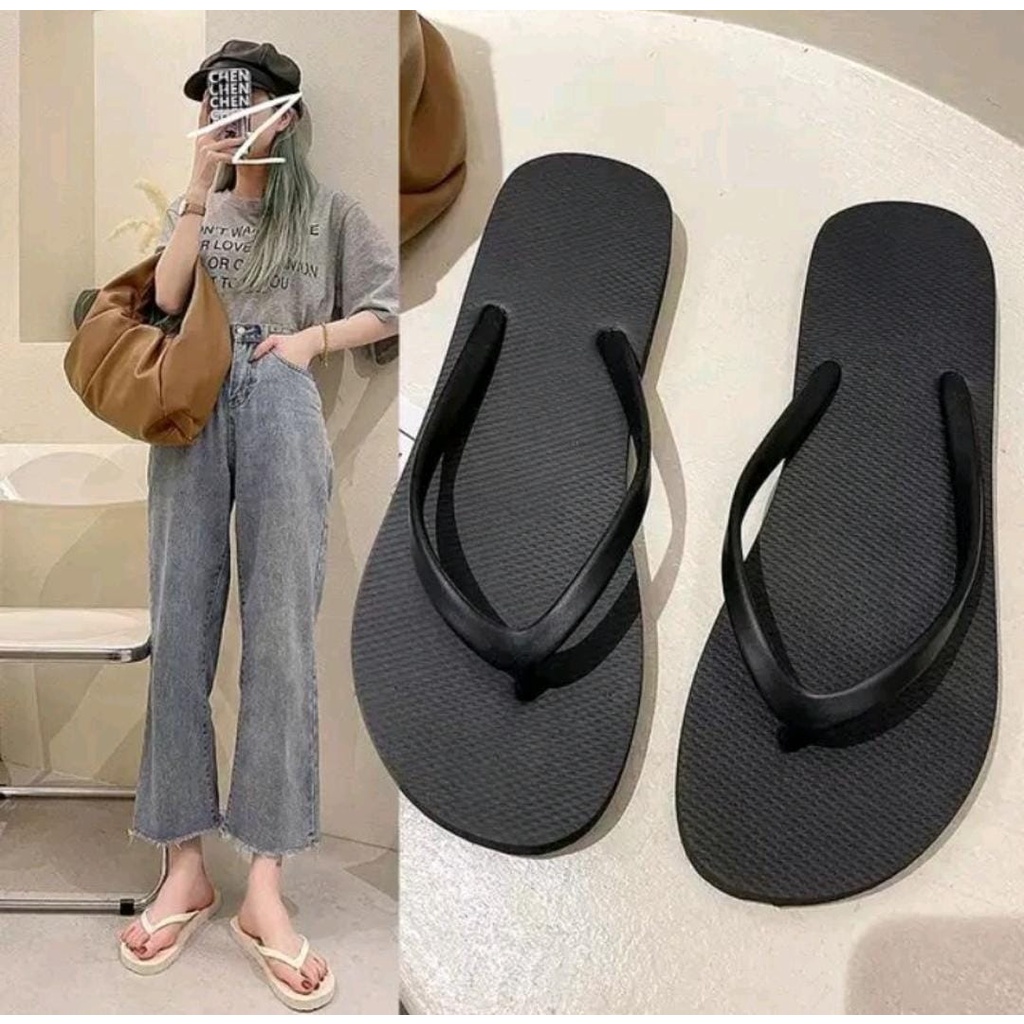 flip FLop Sandal terbaru 2022- Sandal jepit polos ANTI Slip