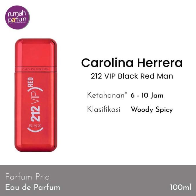 Carolina Herrera Parfum Original 212 VIP Black Red Man 100 ML