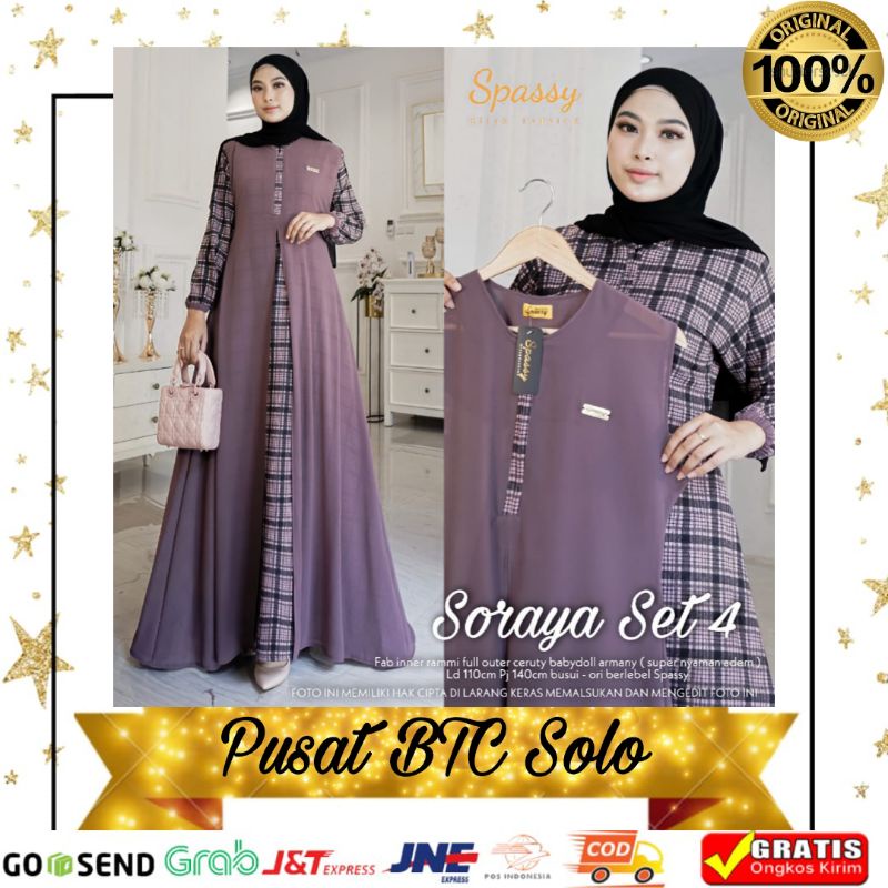 ✓✓RESTOCK✓ SORAYA SET 4 || ORIGINAL BY SPASSY HIJAB