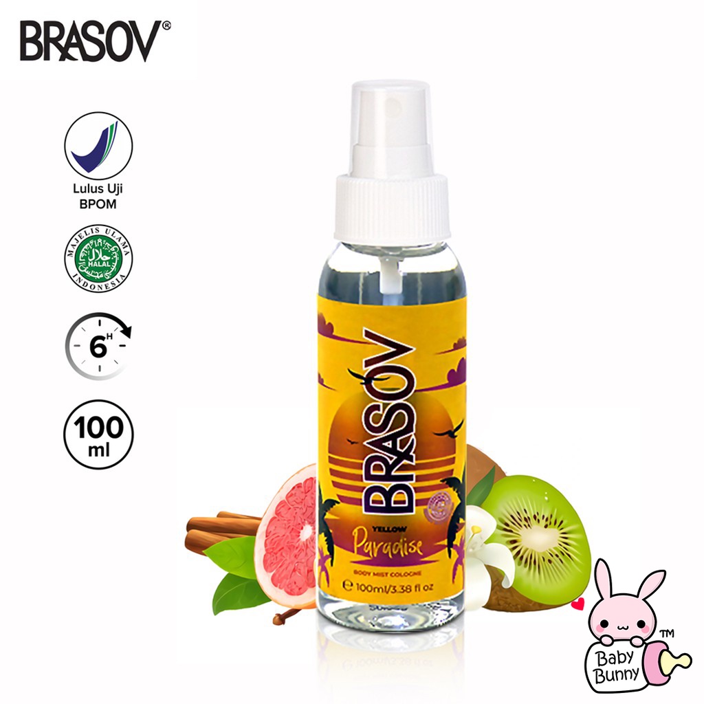 ❤ BELIA ❤ BRASOV Body Mist Spray Cologne Refreshing Fragrance 100mL