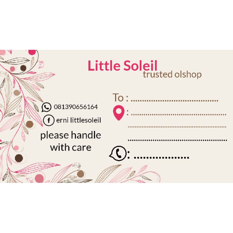 

Label Stiker Pengiriman Olshop