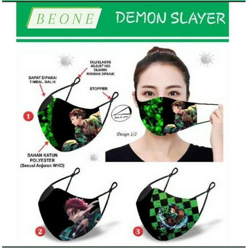 Masker Sport BeOne Fashion Twin (Figure Series)