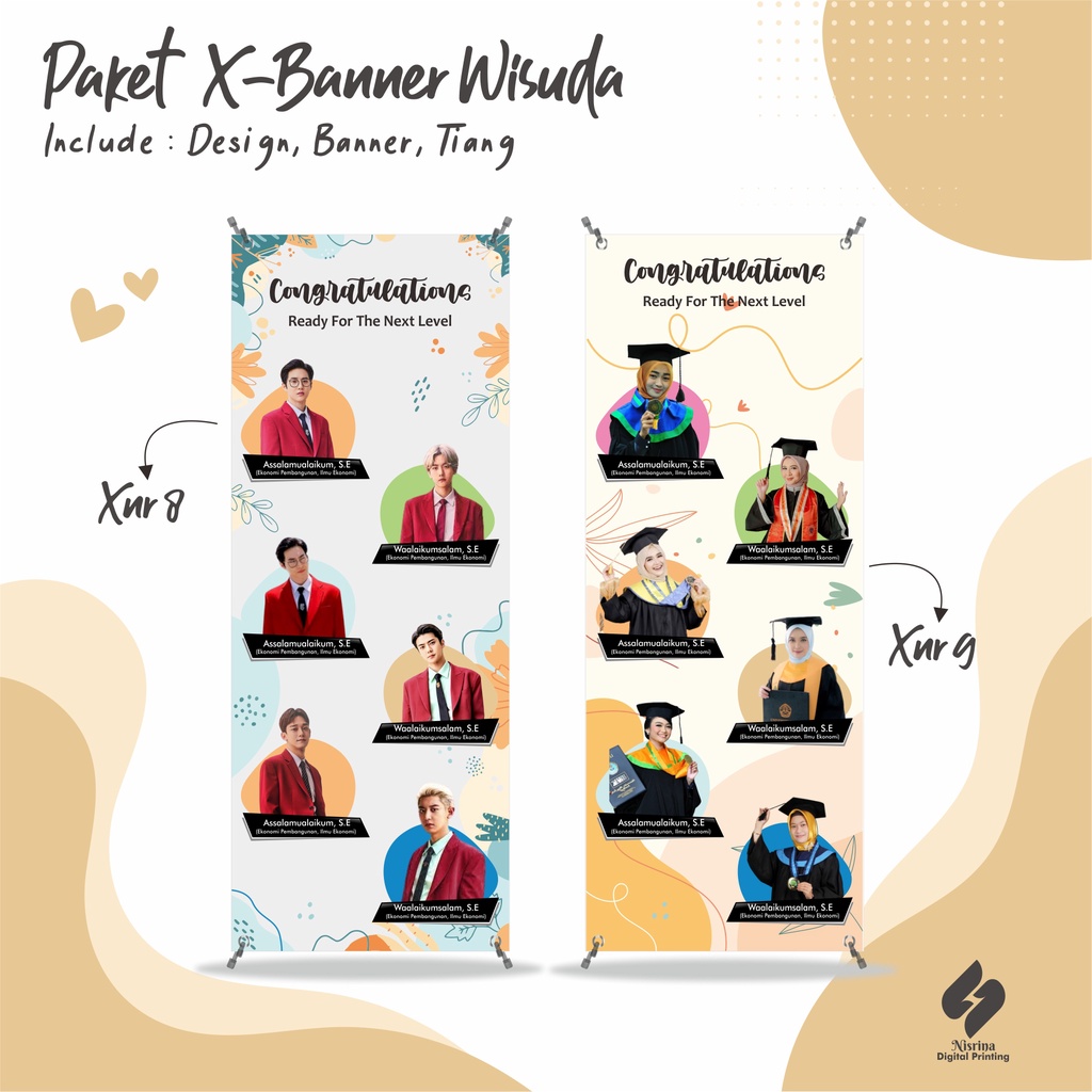 BANNER WISUDA SPANDUK WISUDA TERMURAH