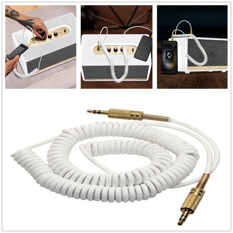 Cre Kabel Audio Aux 3.5mm Male Ke Male Untuk Marshall Woburn Kilburn Ii