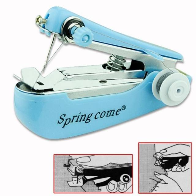 Mesin Jahit Tangan Mini Portable /Handy Sewing Machine Portable Kecil