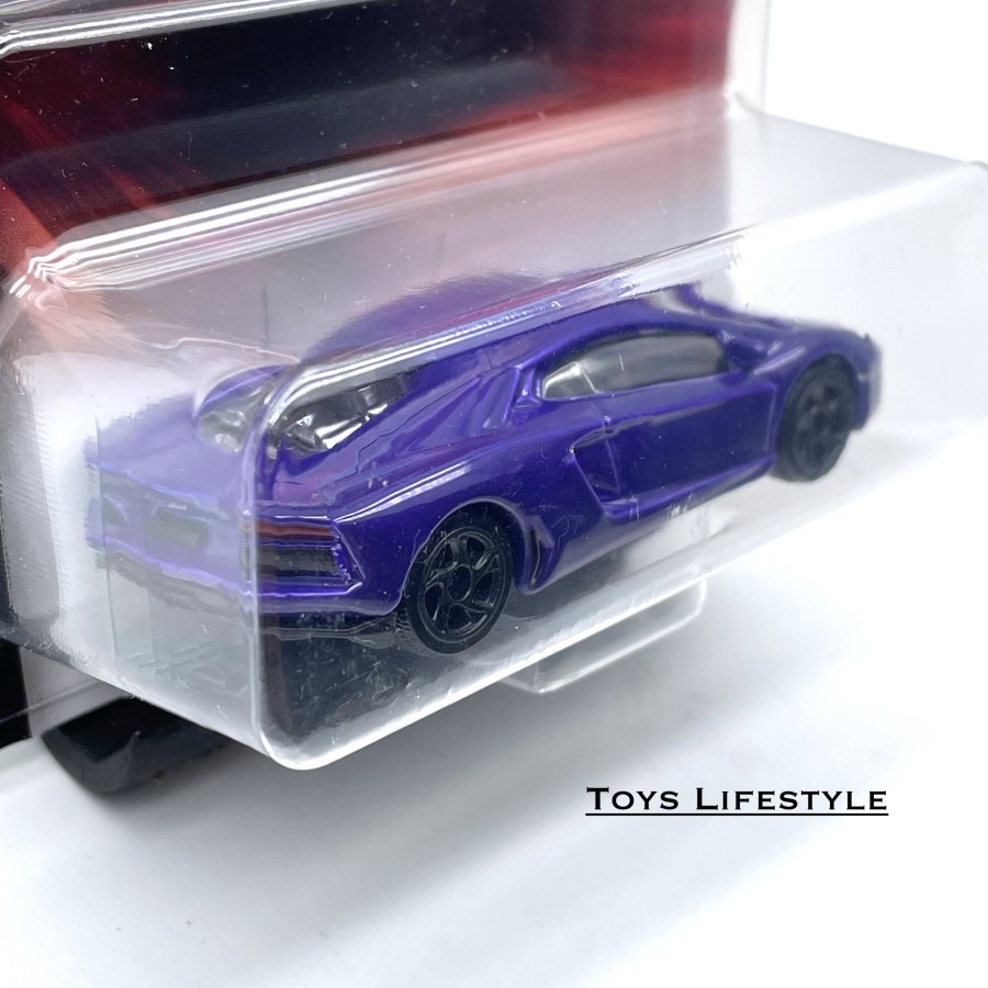 Mobil Majorette Diecast - Lamborghini Aventador Skala 1:64 (Ungu)