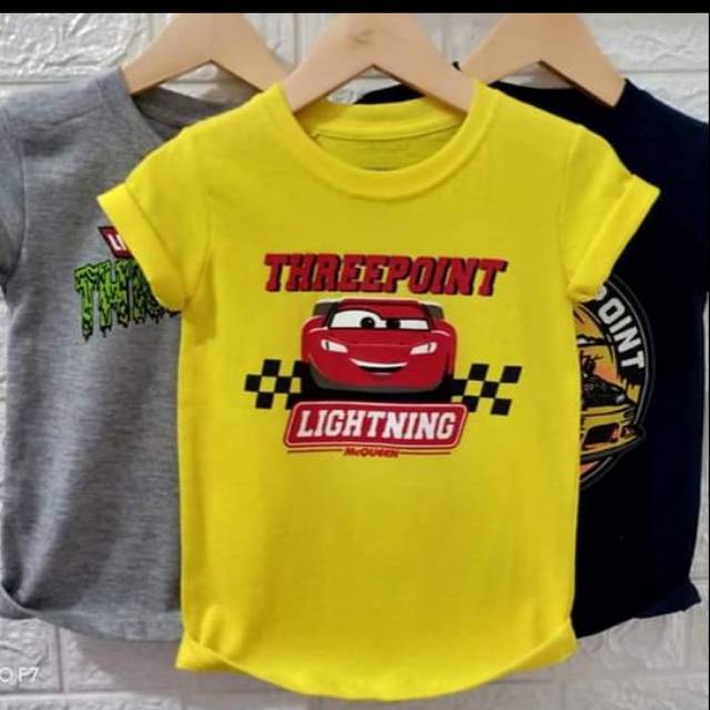 Kaos anak Mcqueen