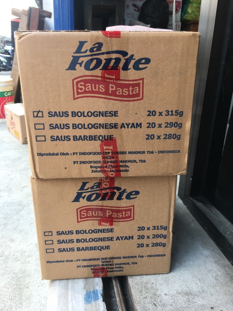 Saus Bolognese La Fonte 315g / Saus Pasta Lafonte Bolognese 315g / Saus lafonte 315g