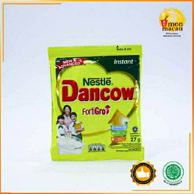 Susu Bubuk Dancow Putih Sachet | 27 Gram 1 Sachet