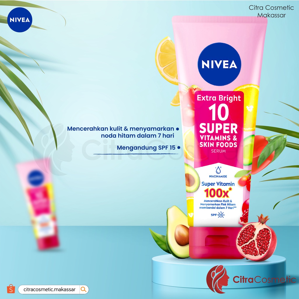 Nivea Extra Bright 10 Super Vitamin &amp; Skin Food 180 Ml