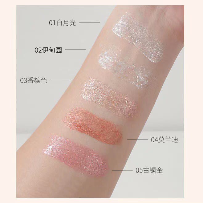 Lameila Eyeshadow Glitter Liquid, Eyeshadow Liquid HK-1033