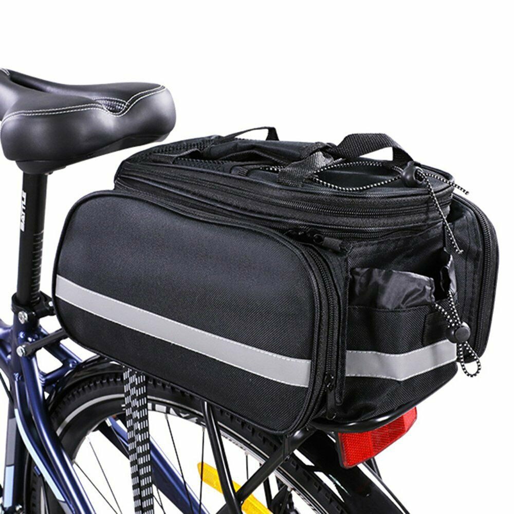Tas Sepeda Bicycle Rear Carrier Bag tas belakang besar box anti air waterproof elektrik MTB lipat
