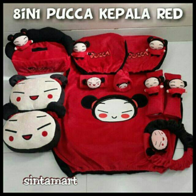 Bantal Mobil 8 In 1 Kepala Pucca