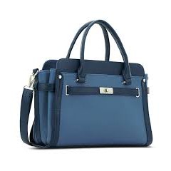 TAS SOPHIE MARTIN PARIS KULIT KERJA T4034N1 ARETINA BIRU DOV BESAR READY STOCK