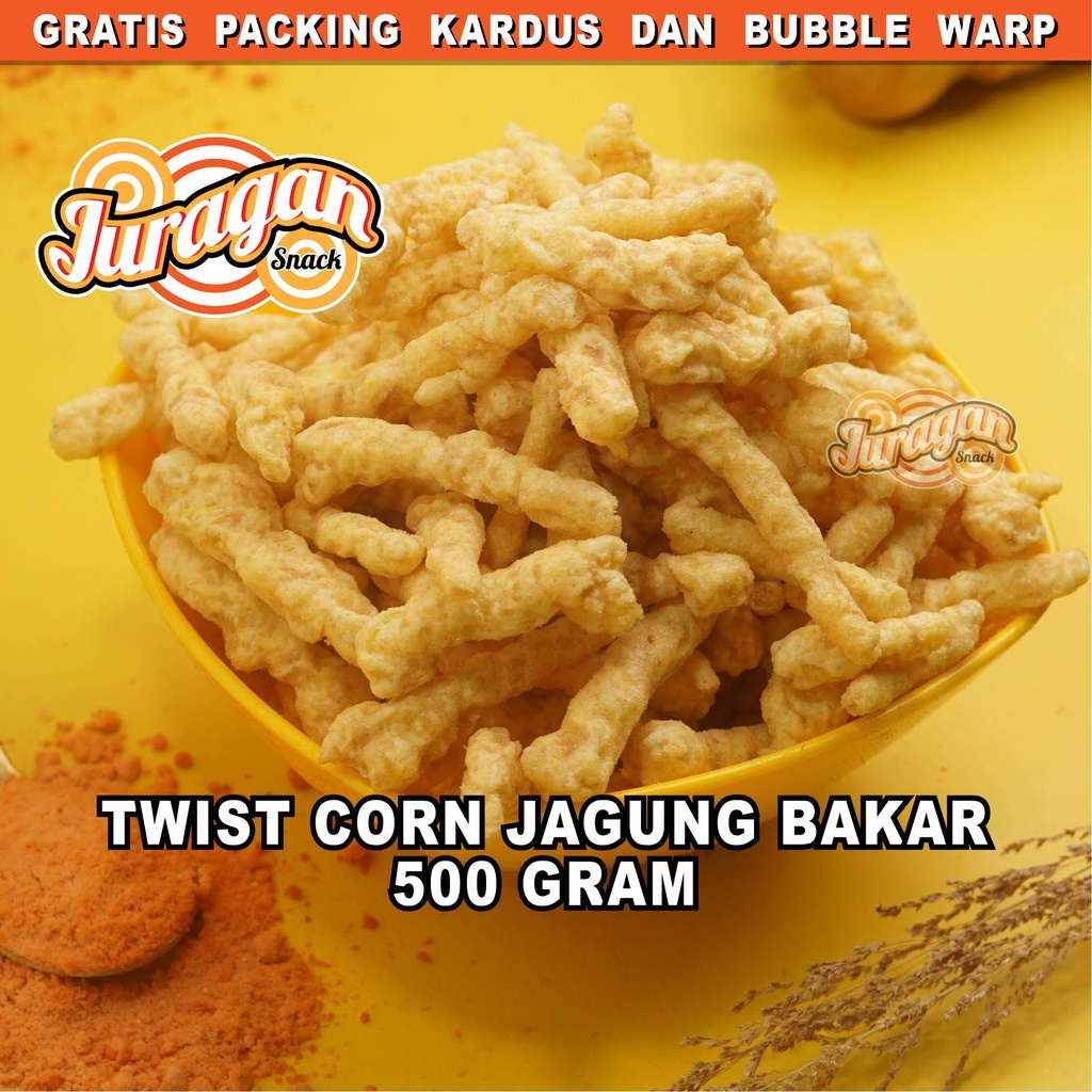 CHEETOS TWIST CORN JAGUNG BAKAR 500 gram snack kiloan makanan ringan jajanan cemilan camilan pedas asin gurih murah