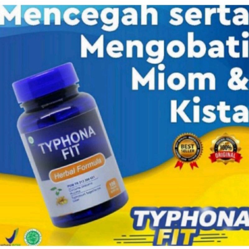 TYPHONA FIT TYPHONAFIT ASLI OBAT KANKER PAYUDARA SERVIKS MIOM & KISTA