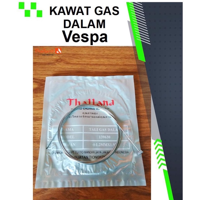 KAWAT GAS VESPA KABEL GAS DALAM VESPA TALI GAS DALAM VESPA