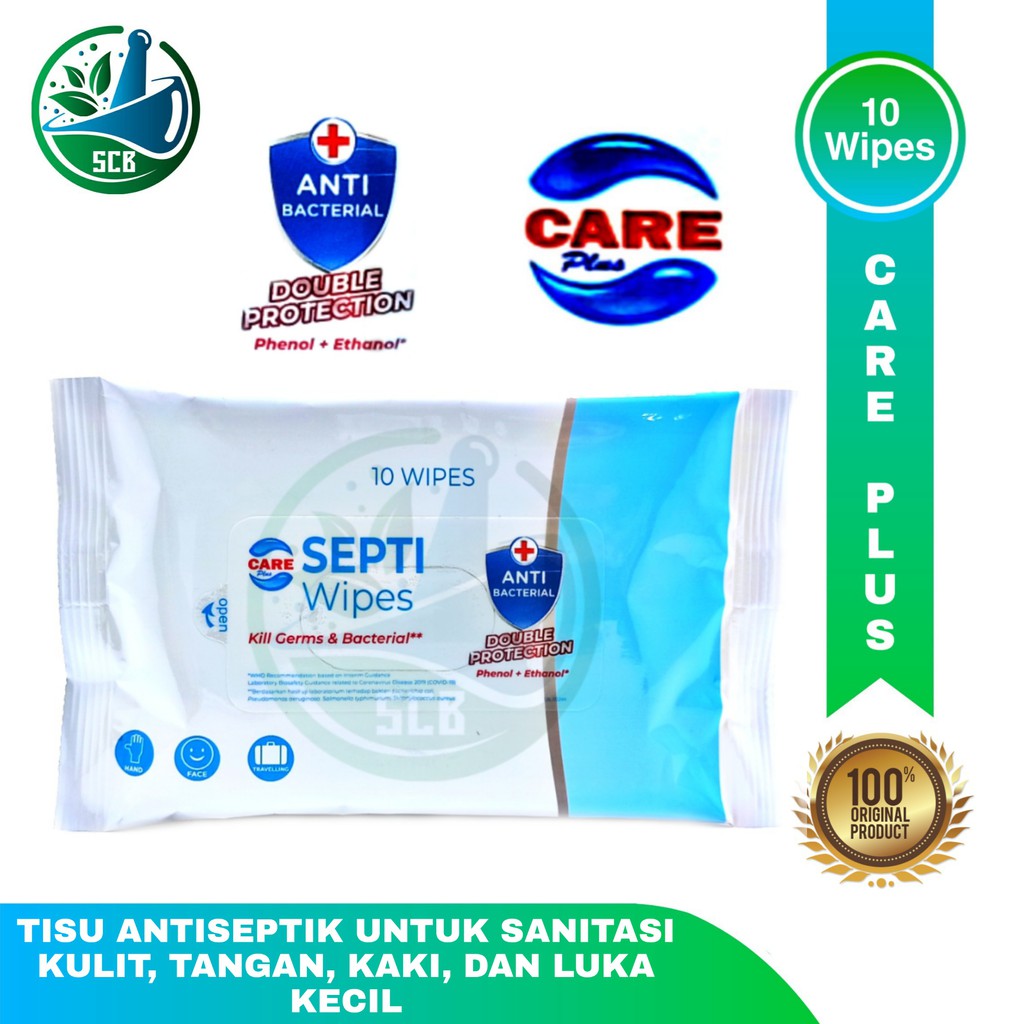Care Plus - Septi Wipes - Isi 10 Wipes