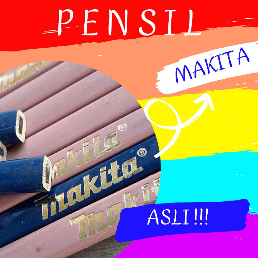 Pensil Tukang Makita Pensil Kain Pensil Kaligrafi   Pensil Kain Pensil Tukang Makita Pensil Kaligraf